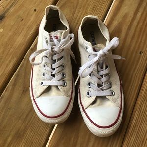 White Converse All Star Low